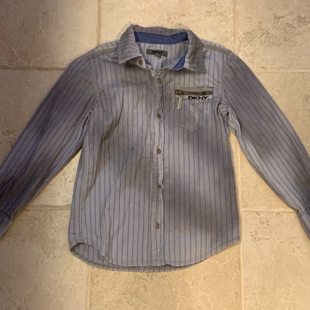 Boys - DKNY long sleeve shirt - Size: Small